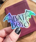 Bat Boys Holographic Waterproof Sticker | A Court of Thorns and Roses | SJM | 3"x1.7"