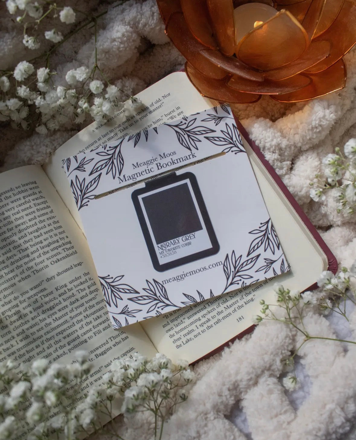 Morally Grey - My Favorite Color | Magnetic Bookmark