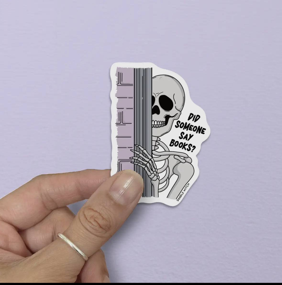 Did Someone Say Books? Sticker