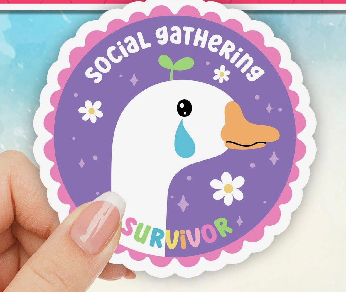 Social Gathering Survivor • Sticker