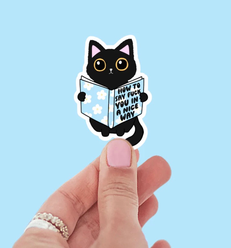 How to Say F*ck You in a Nice Way Sticker