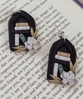 Gothic Bookshelf Earrings