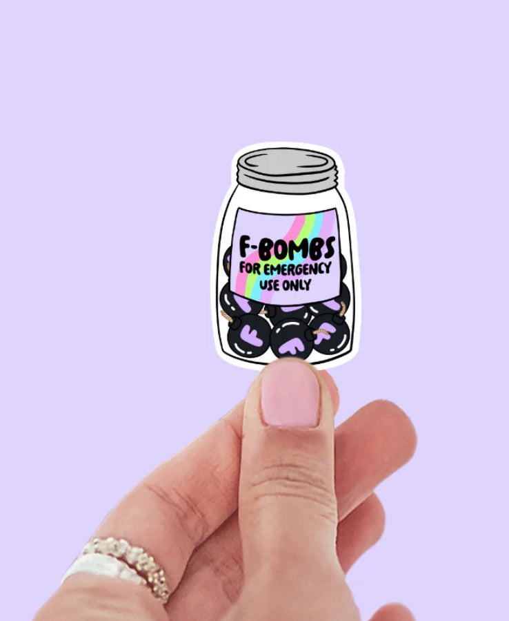 F Bombs Sticker
