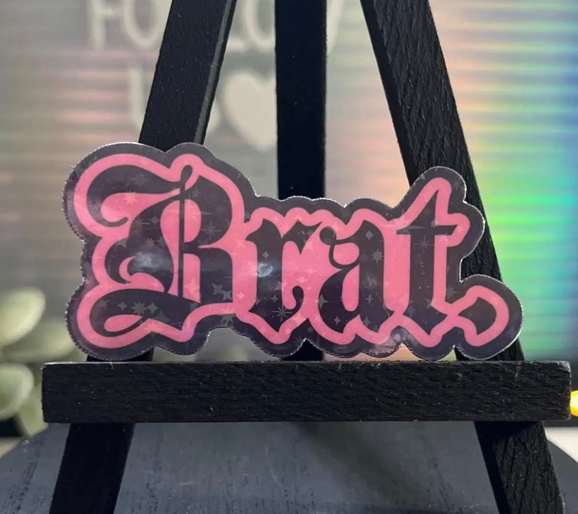 Brat. Sticker