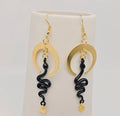 Gothic Snake Earrings Golden Bend
Moon Earrings