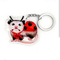 Ladybug Opossum Keychain