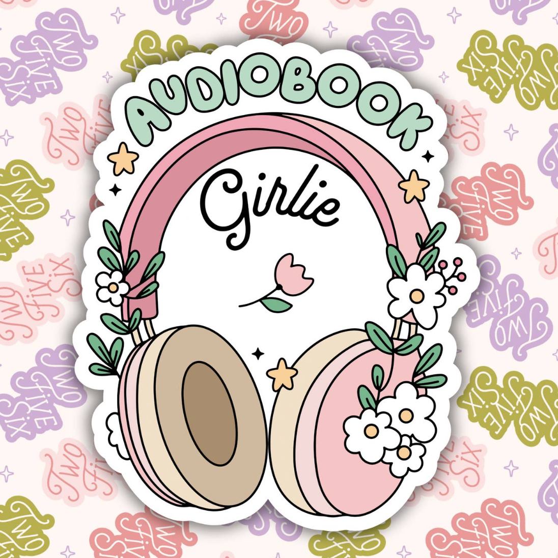 Audiobook Girlie Sticker