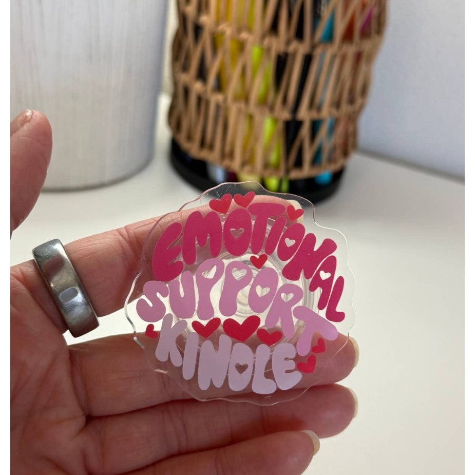 Emotional Support Kindle Pop-socket