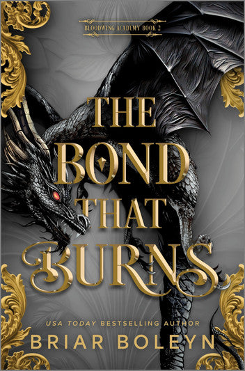 The Bond That Burns by Briar Boleyn, Alternate Cover with Sprayed Edges