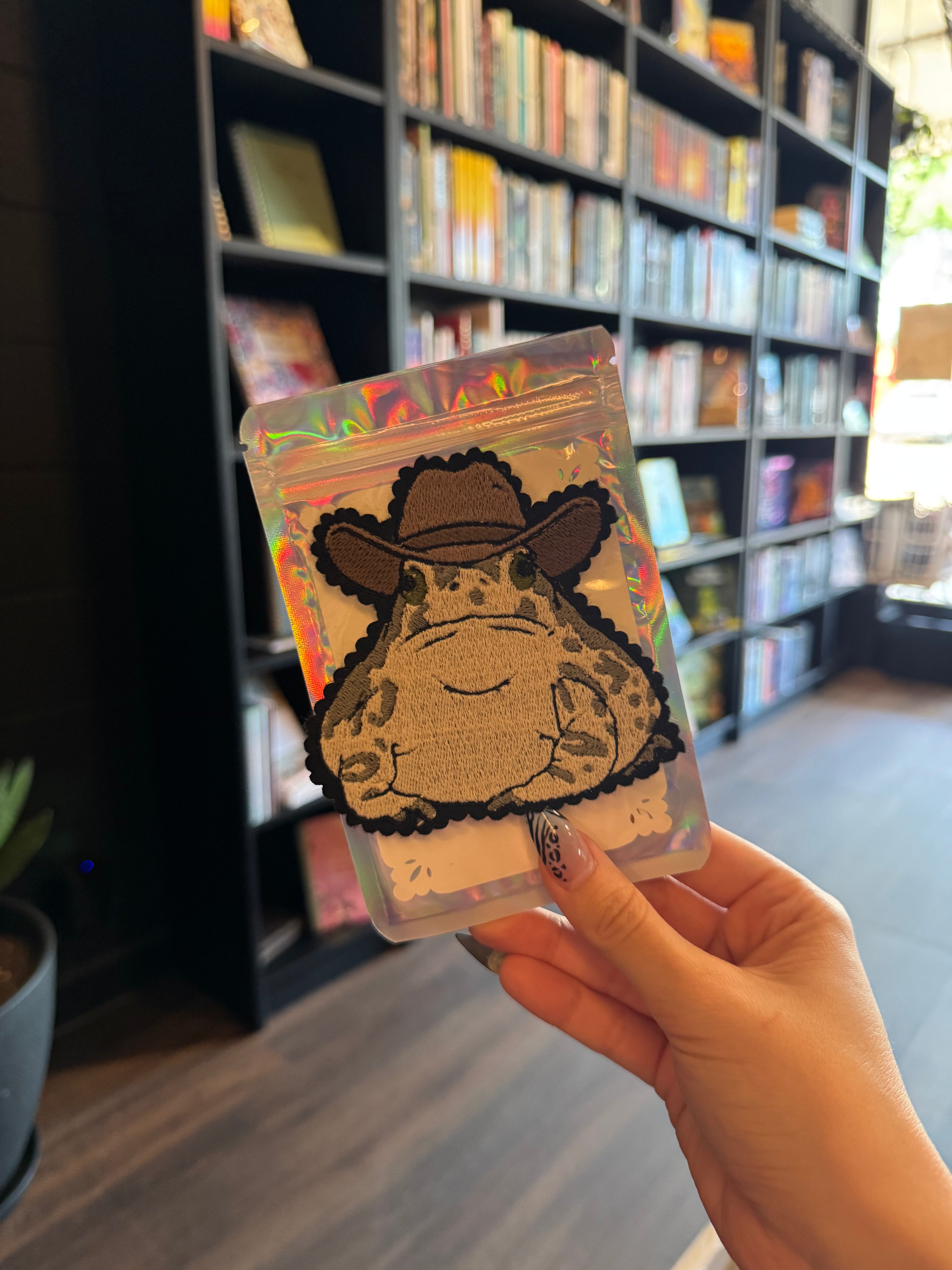 Bullfrog Iron-On Patch