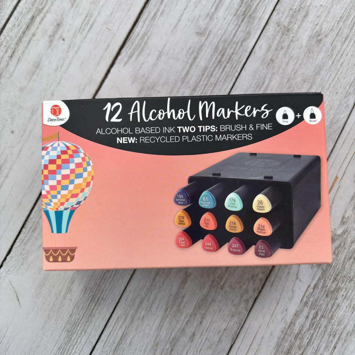 DecoTime Alcohol Markers - Vibrant Carnival