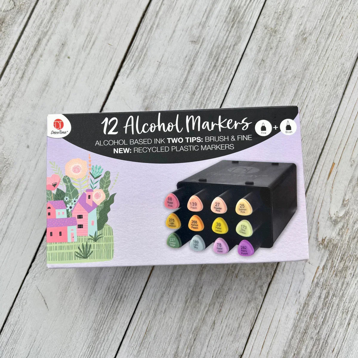 DecoTime Alcohol Markers - Pastel Serenade