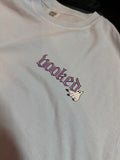 Blue Booked Croptop Shirt