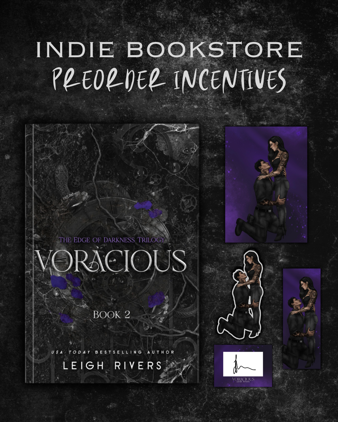 PRE-ORDER CAMPAIGN: Voracious (The Edge of Darkness: Book 2) (The Edge of Darkness Trilogy)