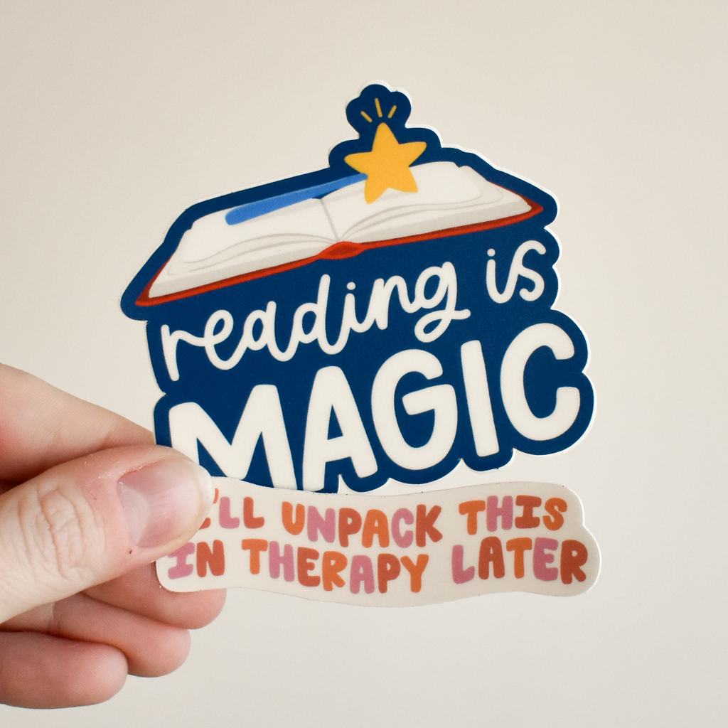 Reading is Magic Vinyl Sticker