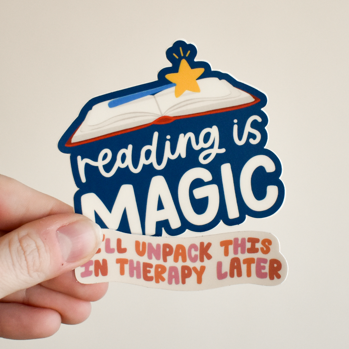 Reading is Magic Vinyl Sticker