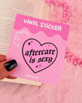 Aftercare is Sexy Vinyl Bookish Waterproof Sticker