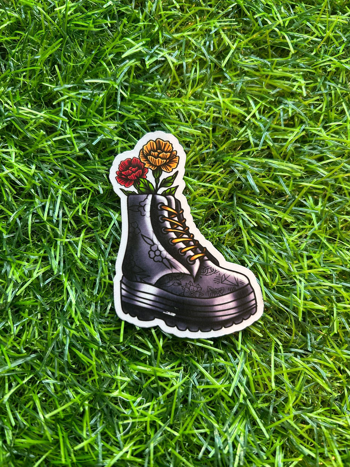 Boots, Anti-War Vinyl Sticker