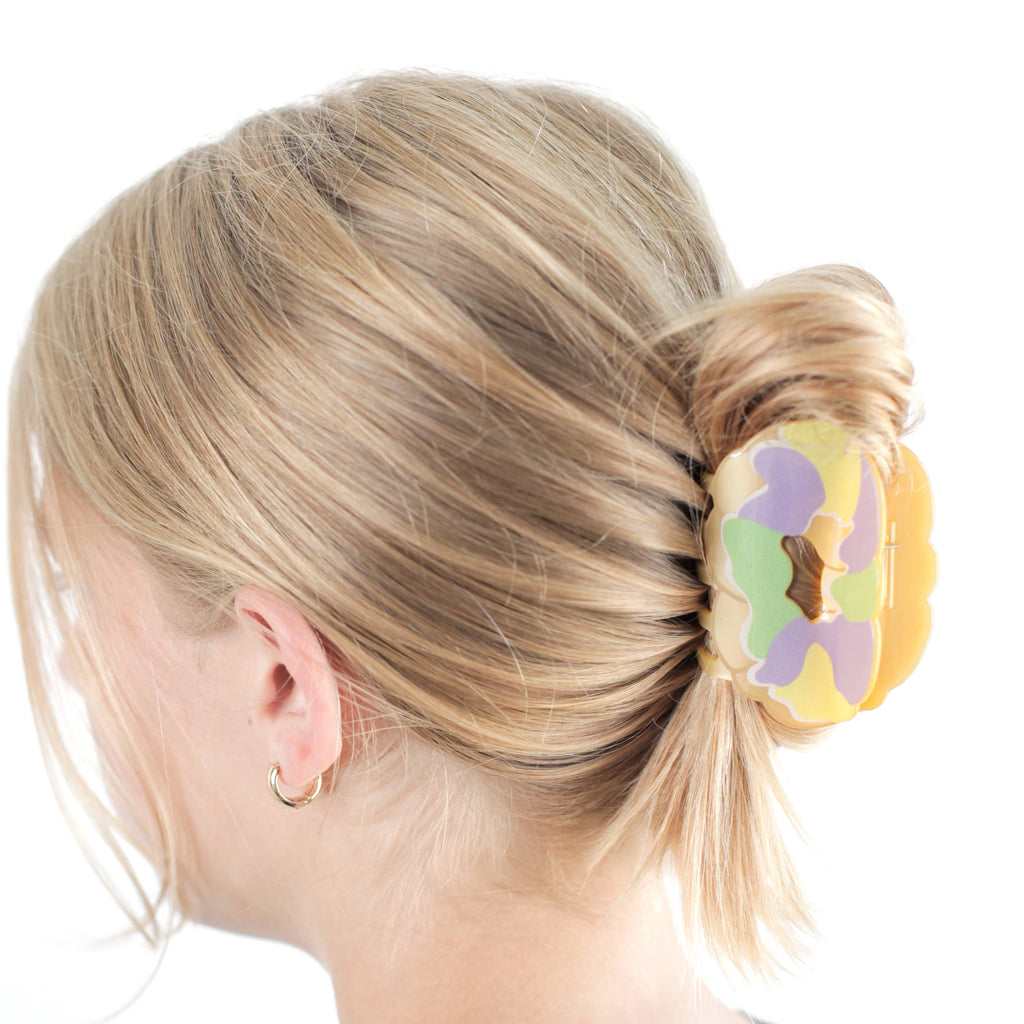 Mardi Gras King Cake Claw Hair Clip Louisiana hair accessory