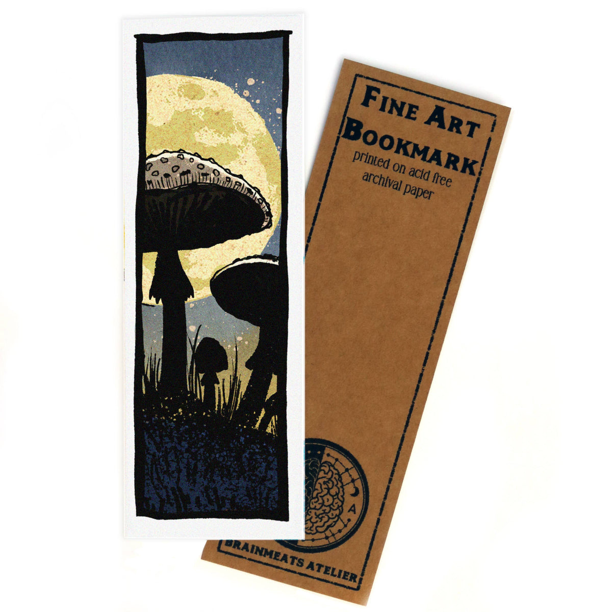 Destroying Angels Bookmark – Poisonous Mushrooms & Full Moon
