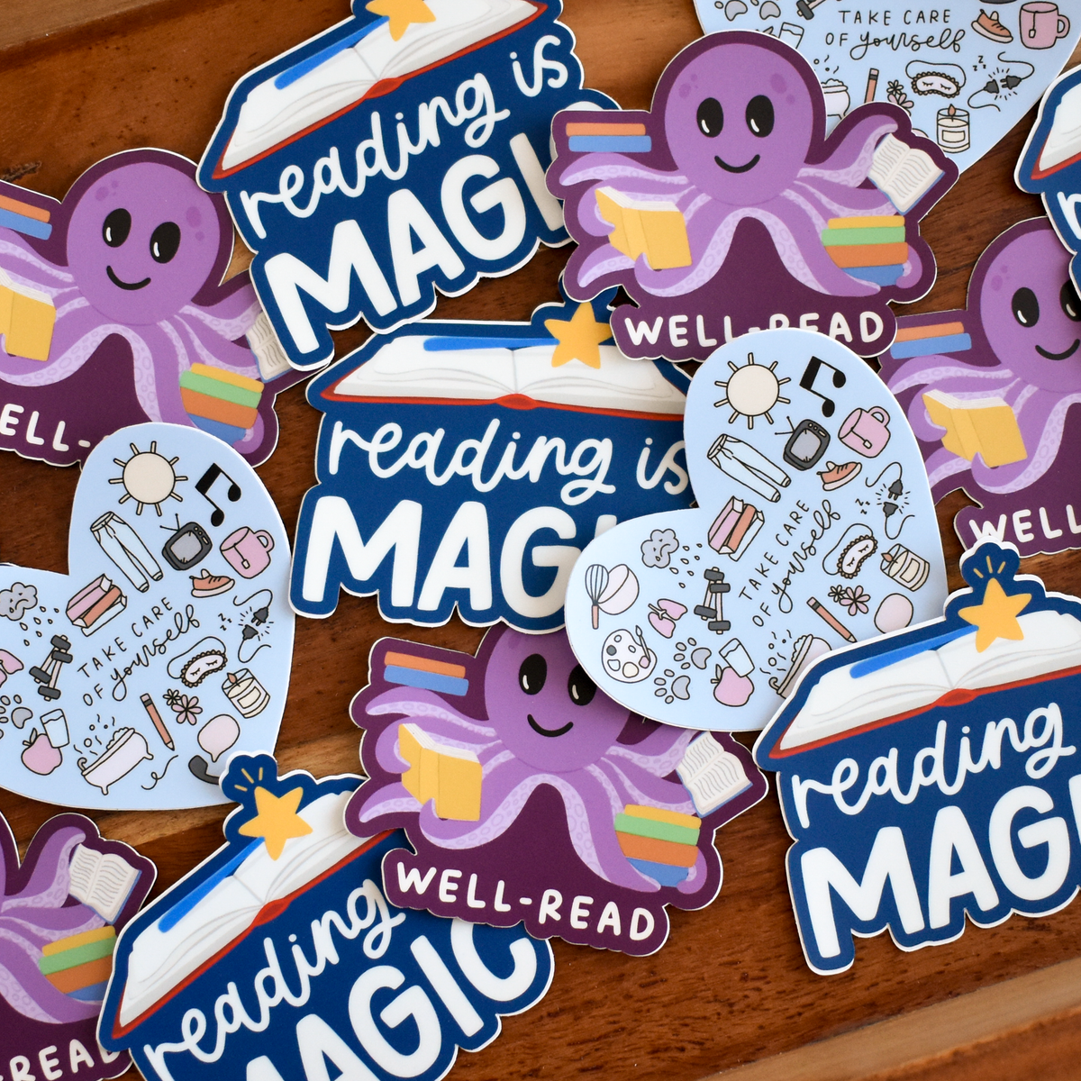 Reading is Magic Vinyl Sticker