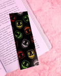 Neon Masked Men Bookmark for Dark Romance Readers