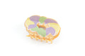 Mardi Gras King Cake Claw Hair Clip Louisiana hair accessory