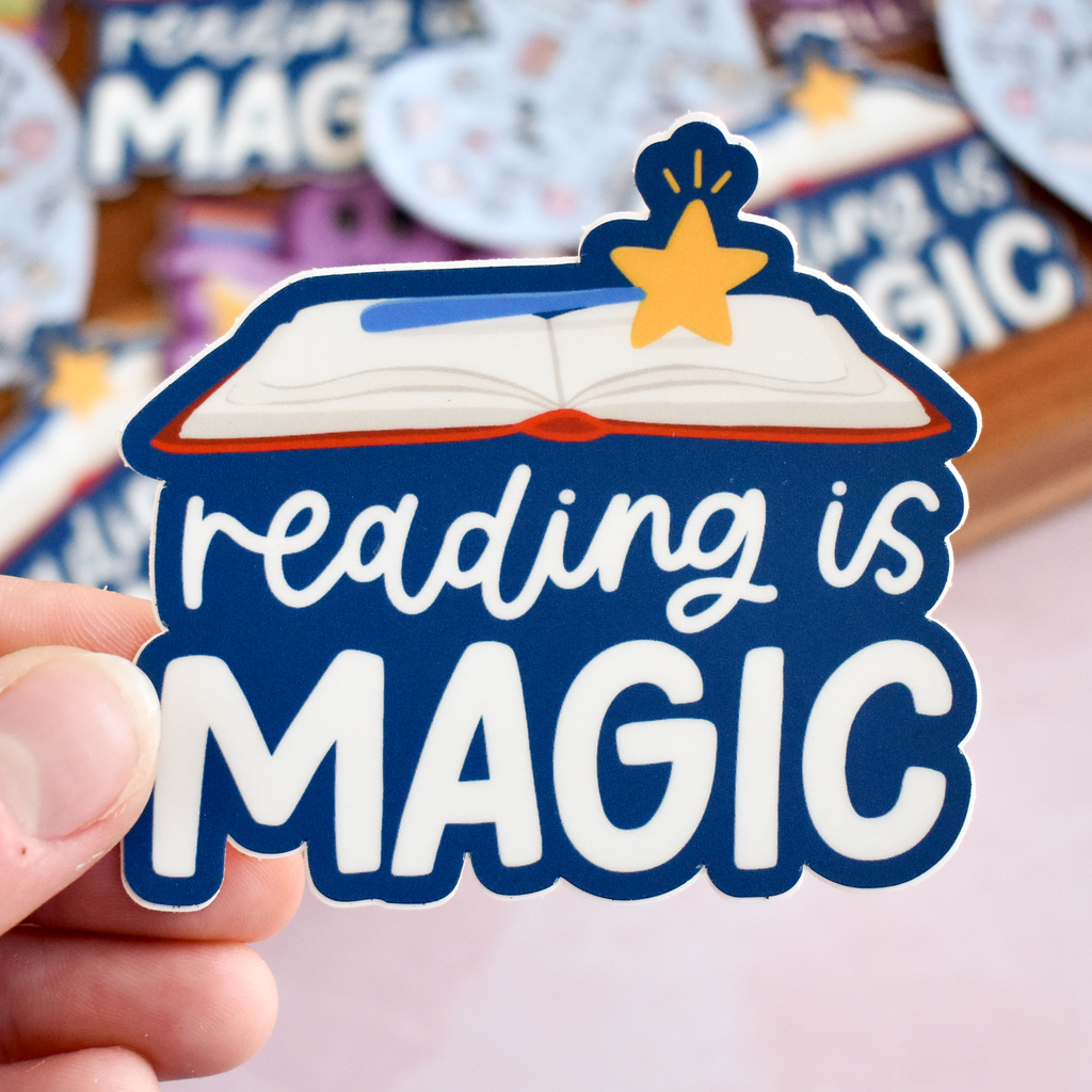 Reading is Magic Vinyl Sticker