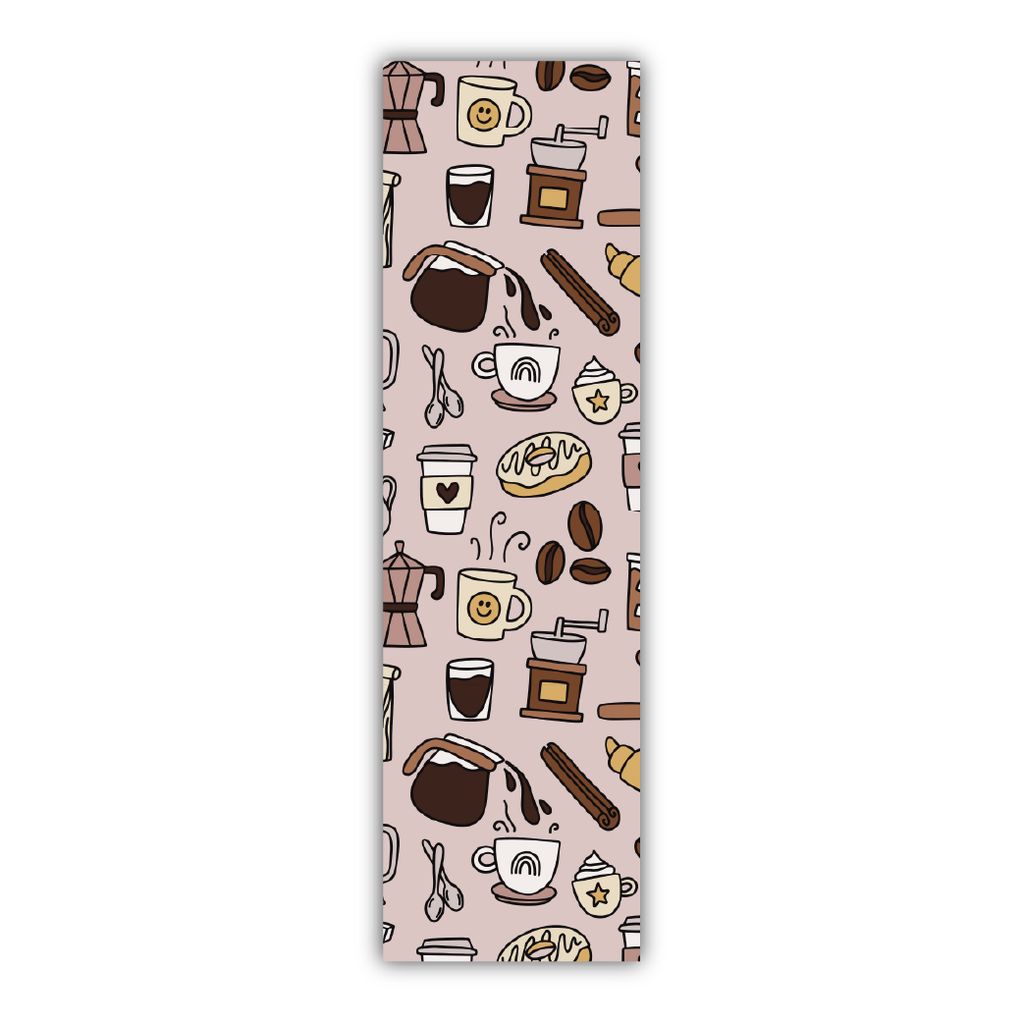 Coffee Double-Sided Bookmark | Reading Accessory