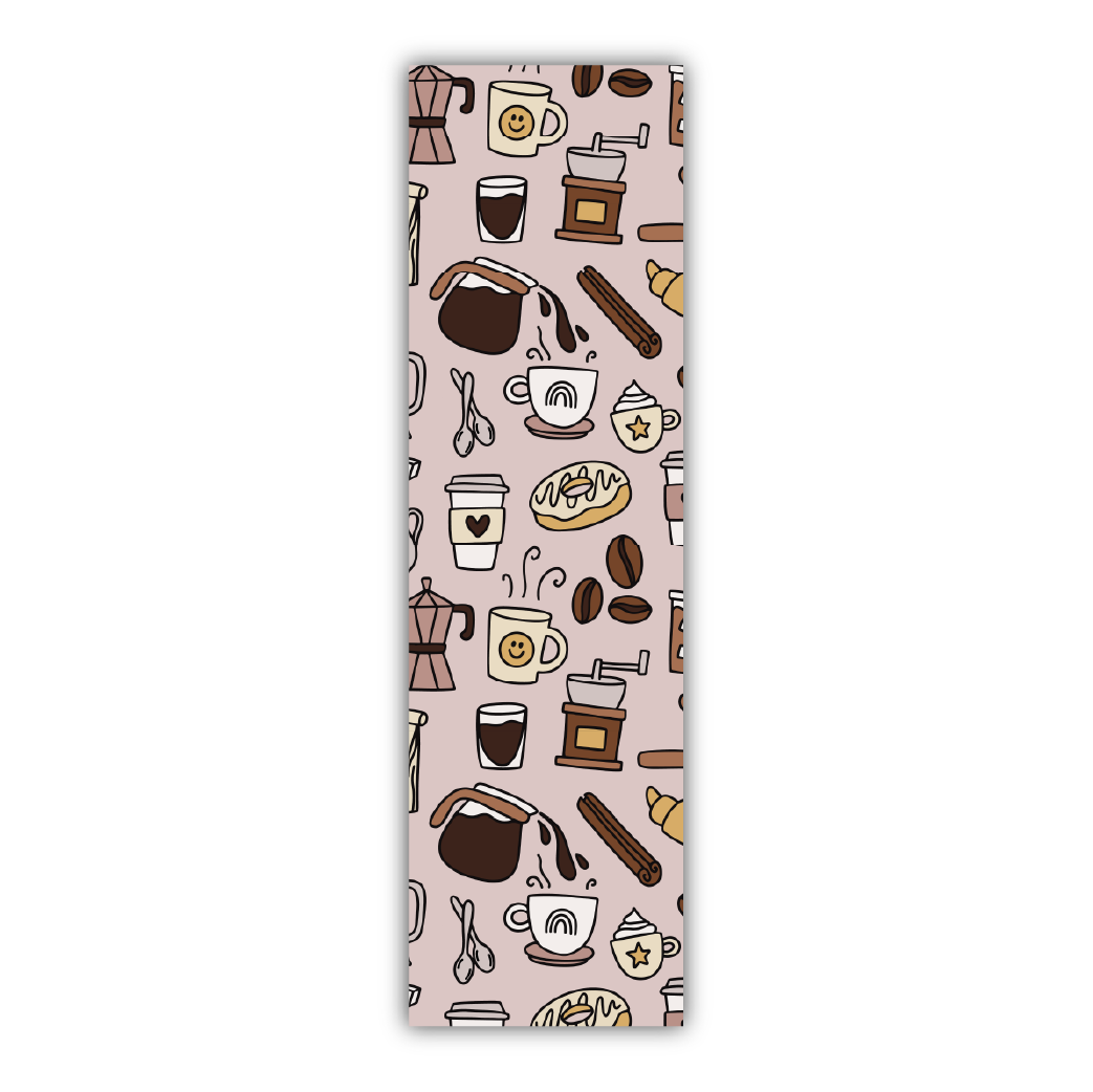 Coffee Double-Sided Bookmark | Reading Accessory